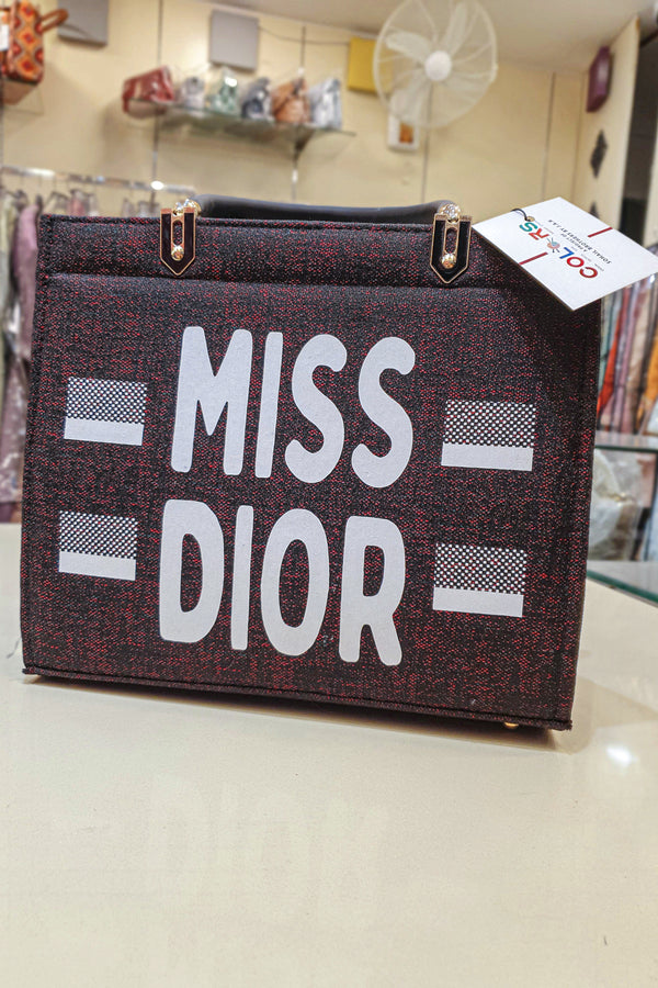 MISS DIOR PRINTED LEATHER BAG